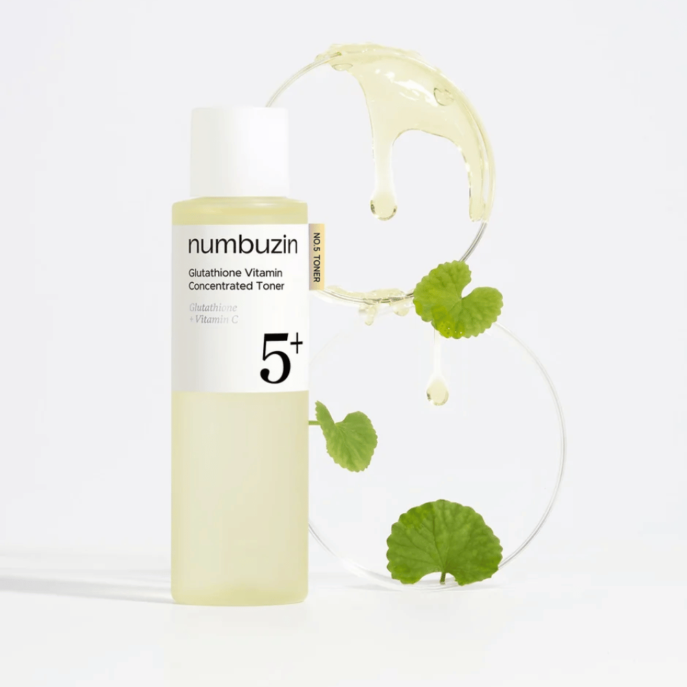 Numbuzin No.5+ Glutathione Vitamin Boosting Essential Toner avec du glutathion et de la vitamine C pour une peau plus lumineuse