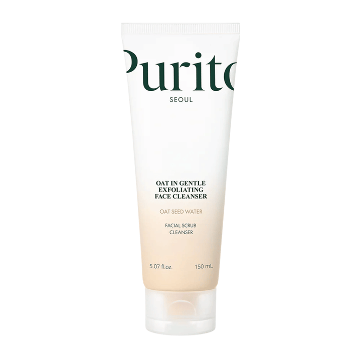 Purito SEOUL Oat In Gentle Exfoliating Face Cleanser – nettoyant exfoliant pour le visage avec avoine pour une peau douce et claire