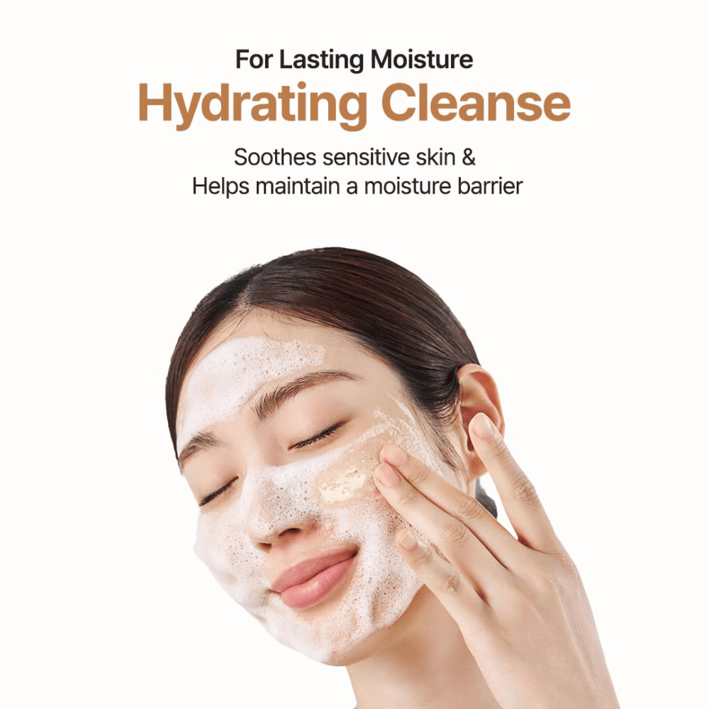 Purito Oat In Gentle Exfoliating Face Cleanser – nettoyant apaisant et hydratant avec avoine pour peau sensible et sèche