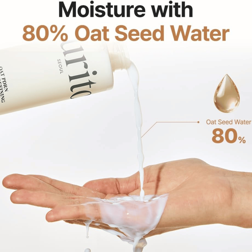 Purito SEOUL Oat PDRN Gentle Refining Toner avec 80% d'eau de graines d'avoine – tonique hydratant et apaisant pour la peau sensible et sujette à l'acné