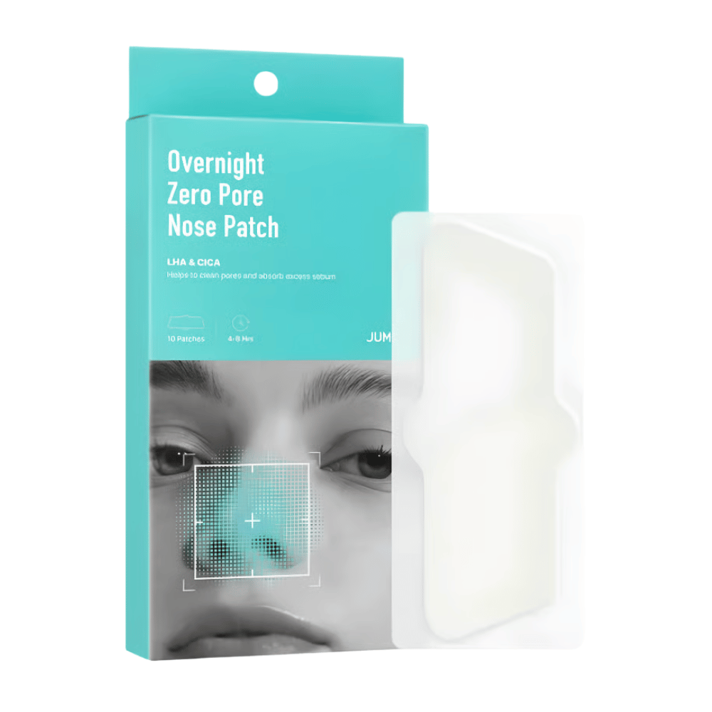 JUMISO Overnight Zero Pore Nose Patch Set – 10 patchs pour les pores avec LHA et CICA