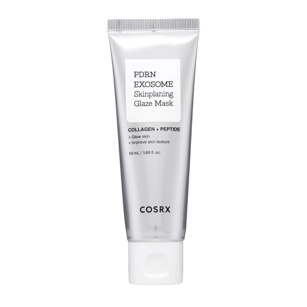 COSRX PDRN EXOSOME Skinplaning Glaze Mask – masque pour le visage avec PDRN et des peptides qui hydratent, unifient la texture de la peau et donnent de l’éclat.