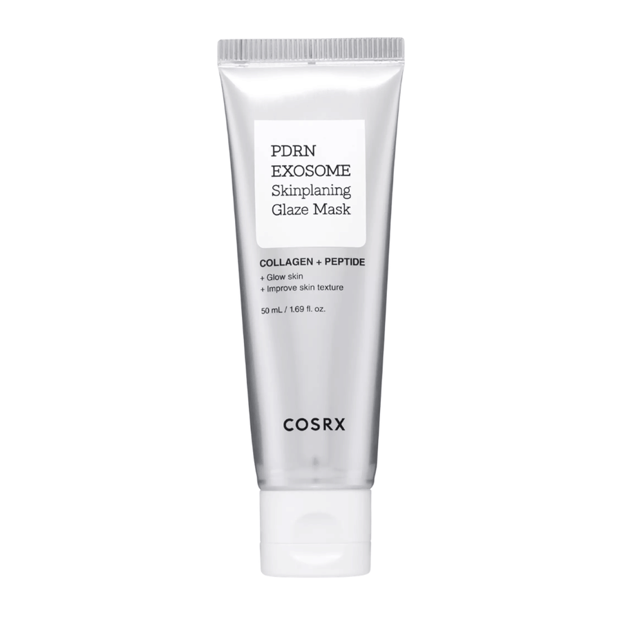 COSRX PDRN EXOSOME Skinplaning Glaze Mask – masque pour le visage avec PDRN et des peptides qui hydratent, unifient la texture de la peau et donnent de l’éclat.
