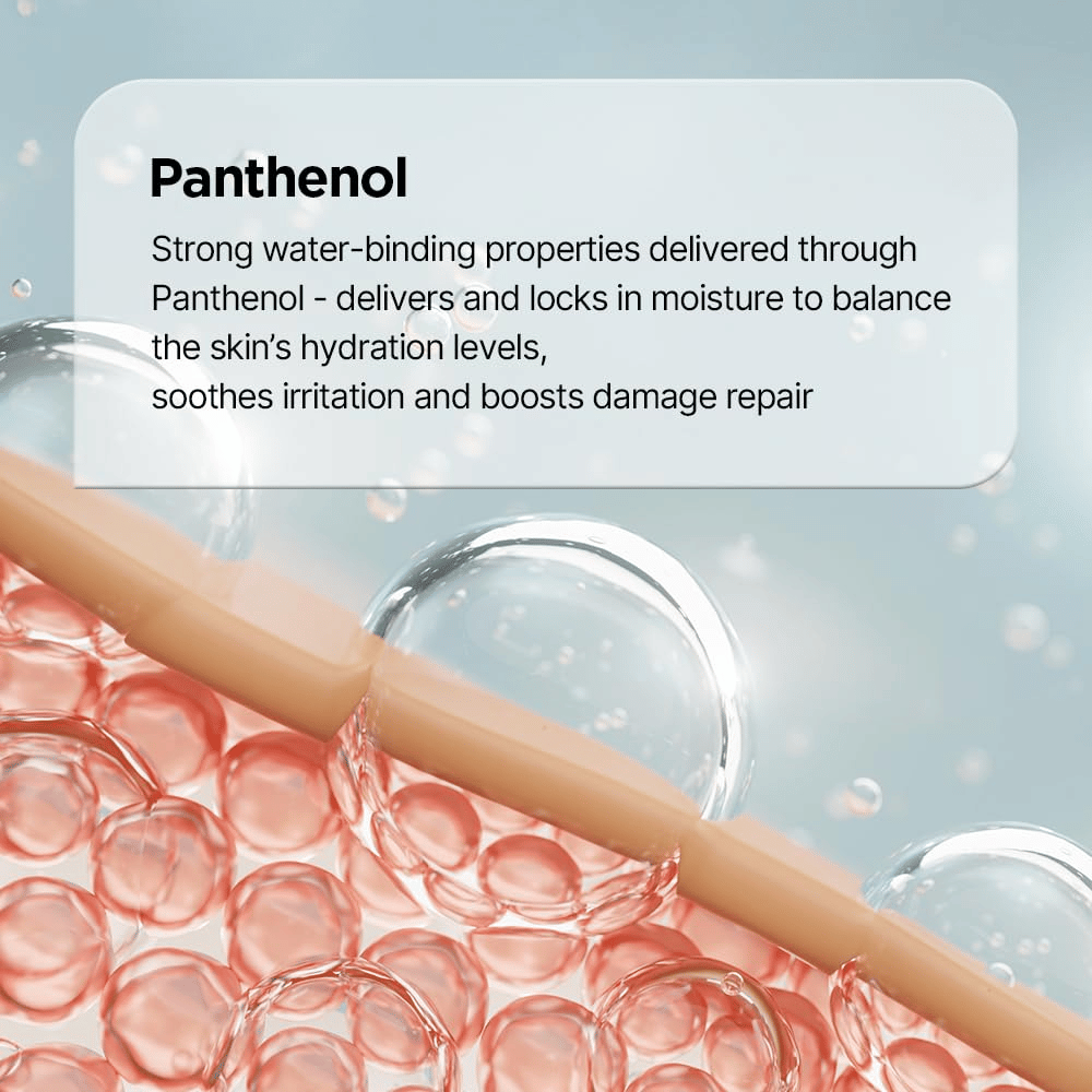 Le panthénol renforce la barrière cutanée et hydrate la peau en Genabelle PDRN Enriched Recovery Balm