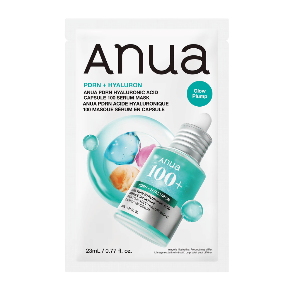 4. Anua PDRN Hyaluronic Acid Capsule 100 Serum Mask 23 ml – sheet mask coréen avec PDRN et acide hyaluronique