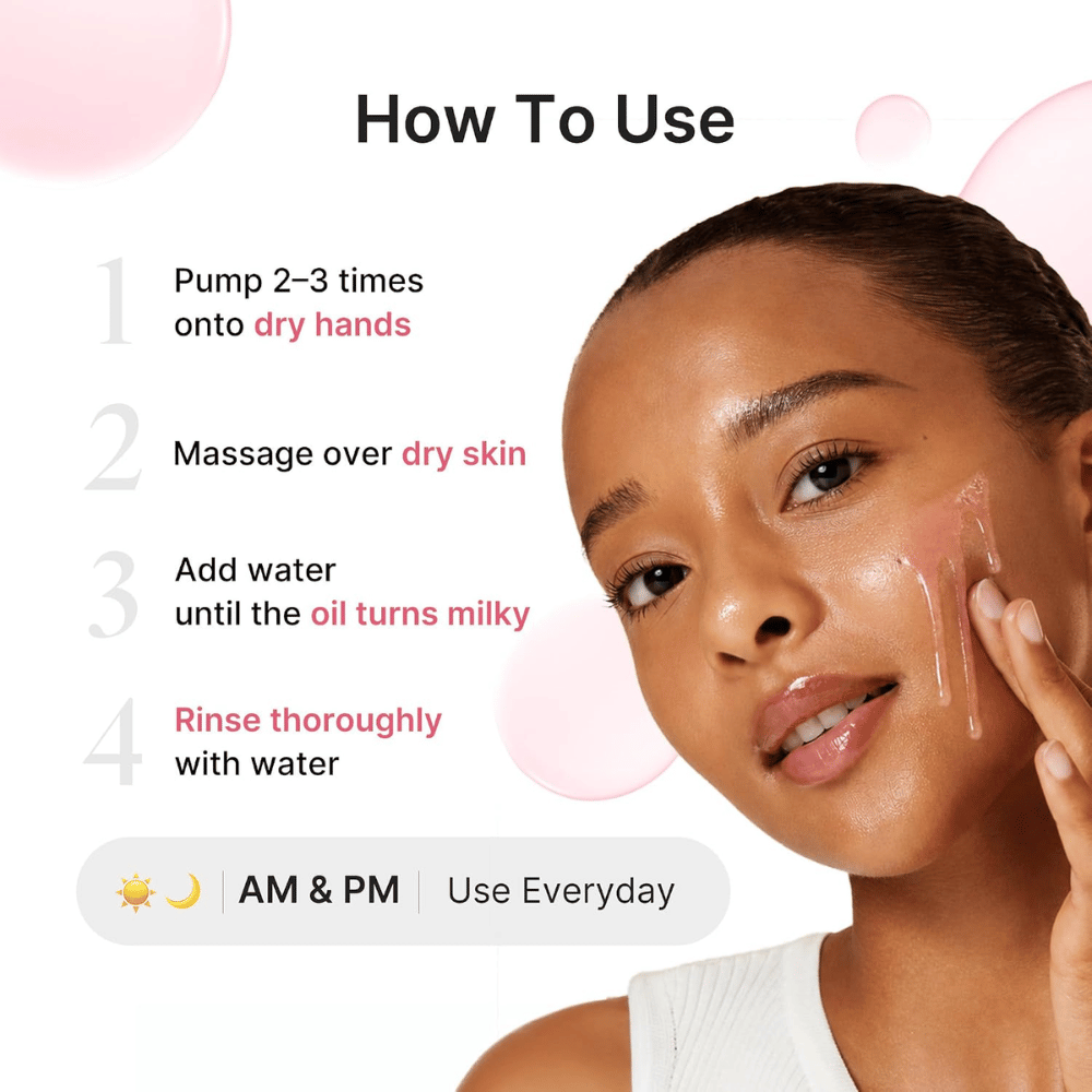 1. Medicube PDRN Mild Cleansing Oil – application et utilisation de l’huile nettoyante pour le visage
