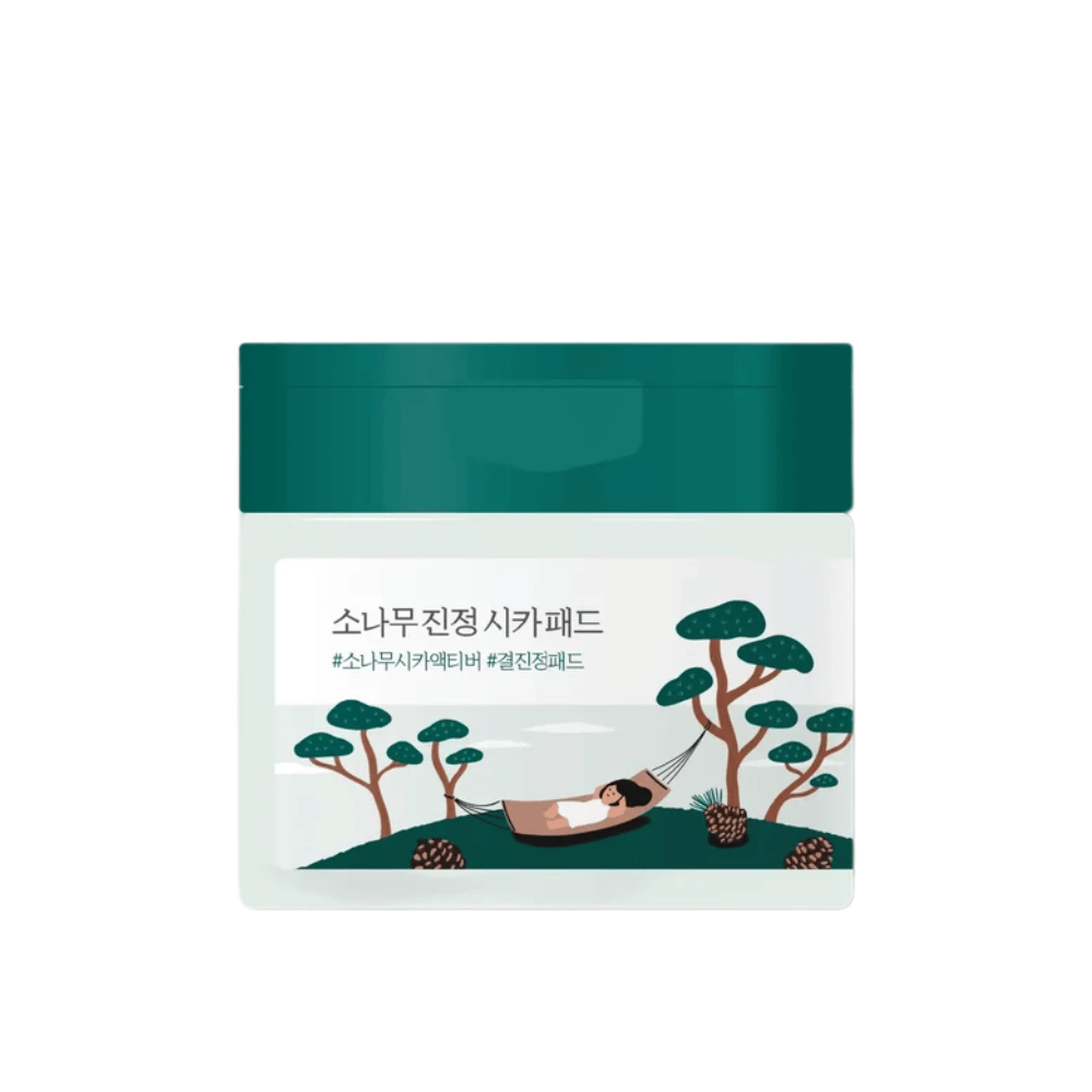 ROUND LAB Pine Calming Cica Pad – image produit de pads coréens apaisants toner visage