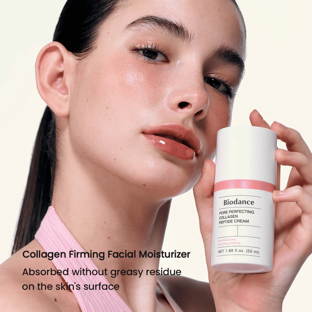 Biodance Pore Perfecting Collagen Peptide Cream 50 ml – hydratant raffermissant au collagène qui s'absorbe sans finition collante