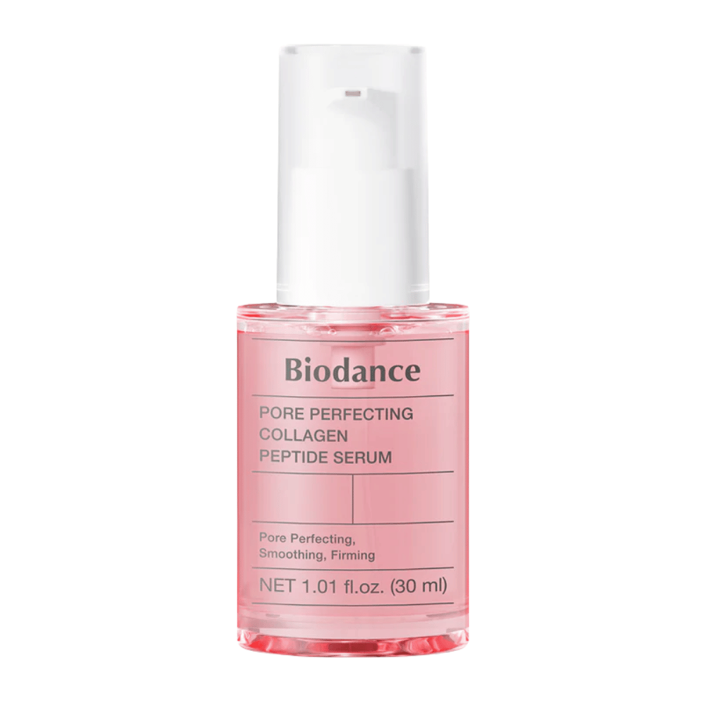 Biodance Pore Perfecting Collagen Peptide Serum 30 ml – sérum de collagène réducteur de pores pour une peau plus ferme.