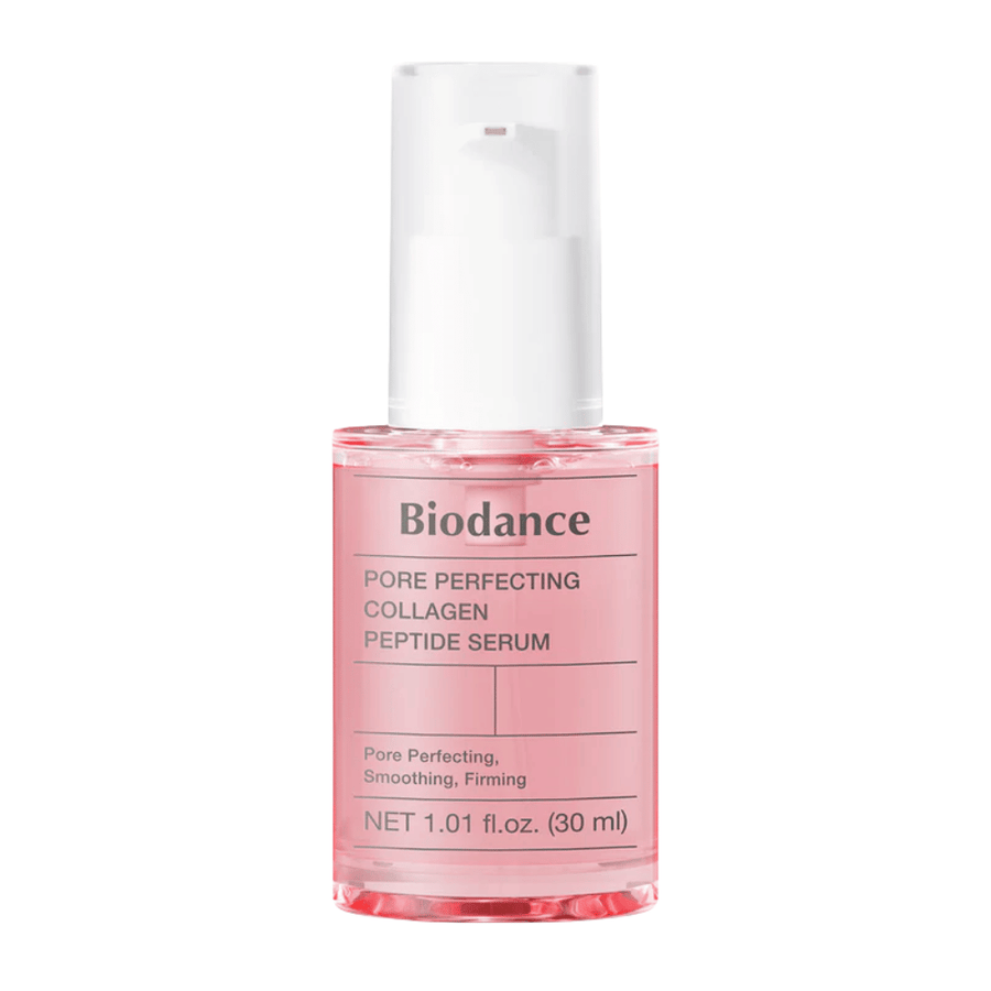 Biodance Pore Perfecting Collagen Peptide Serum 30 ml – sérum de collagène réducteur de pores pour une peau plus ferme.