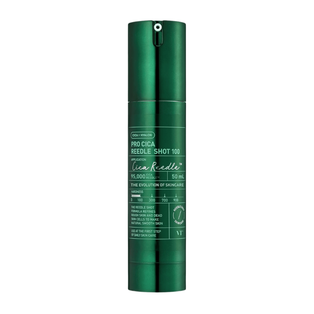 VT Cosmetics Pro Cica Reedle Shot 100 sérum apaisant de 50 ml avec technologie CICA Reedle pour peaux sensibles et irritées