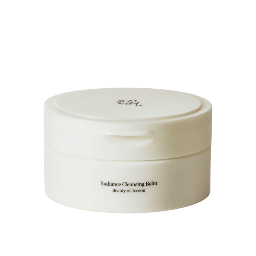 Image du produit sur Beauty of Joseon Radiance Cleansing Balm dans un emballage blanc – nettoyage à base d'huile pour une peau propre et claire.