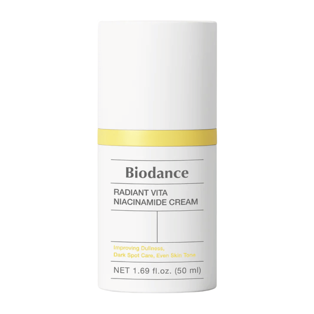 Biodance Pore Perfecting Collagen Peptide Cream 50 ml image produit emballage blanc avec détail rose