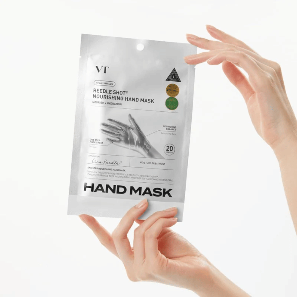 VT Cosmetics Reedle Shot Nourishing Hand Mask masque hydratant pour les mains avec CICA et hyaluron pour les mains sèches