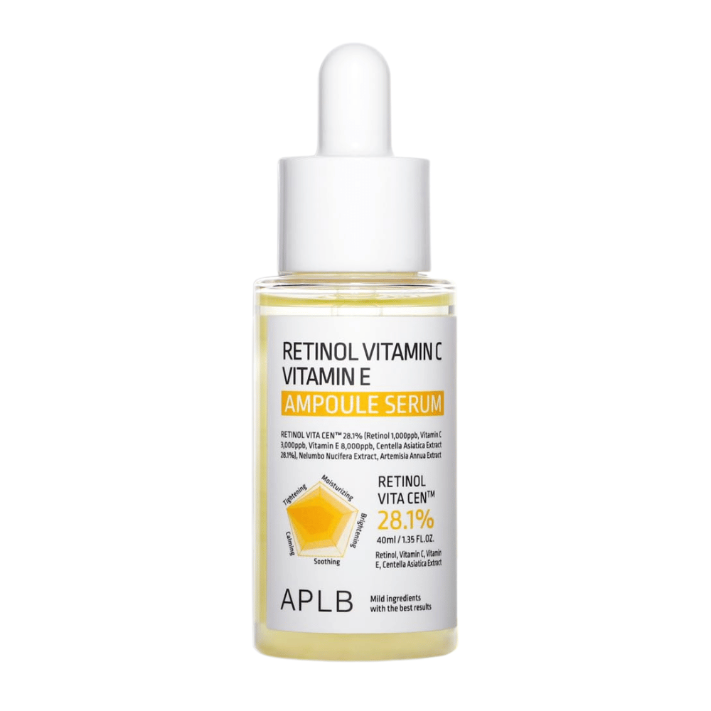 APLB Retinol Vitamin C Vitamin E Ampoule Serum image du produit 40 ml sur fond blanc