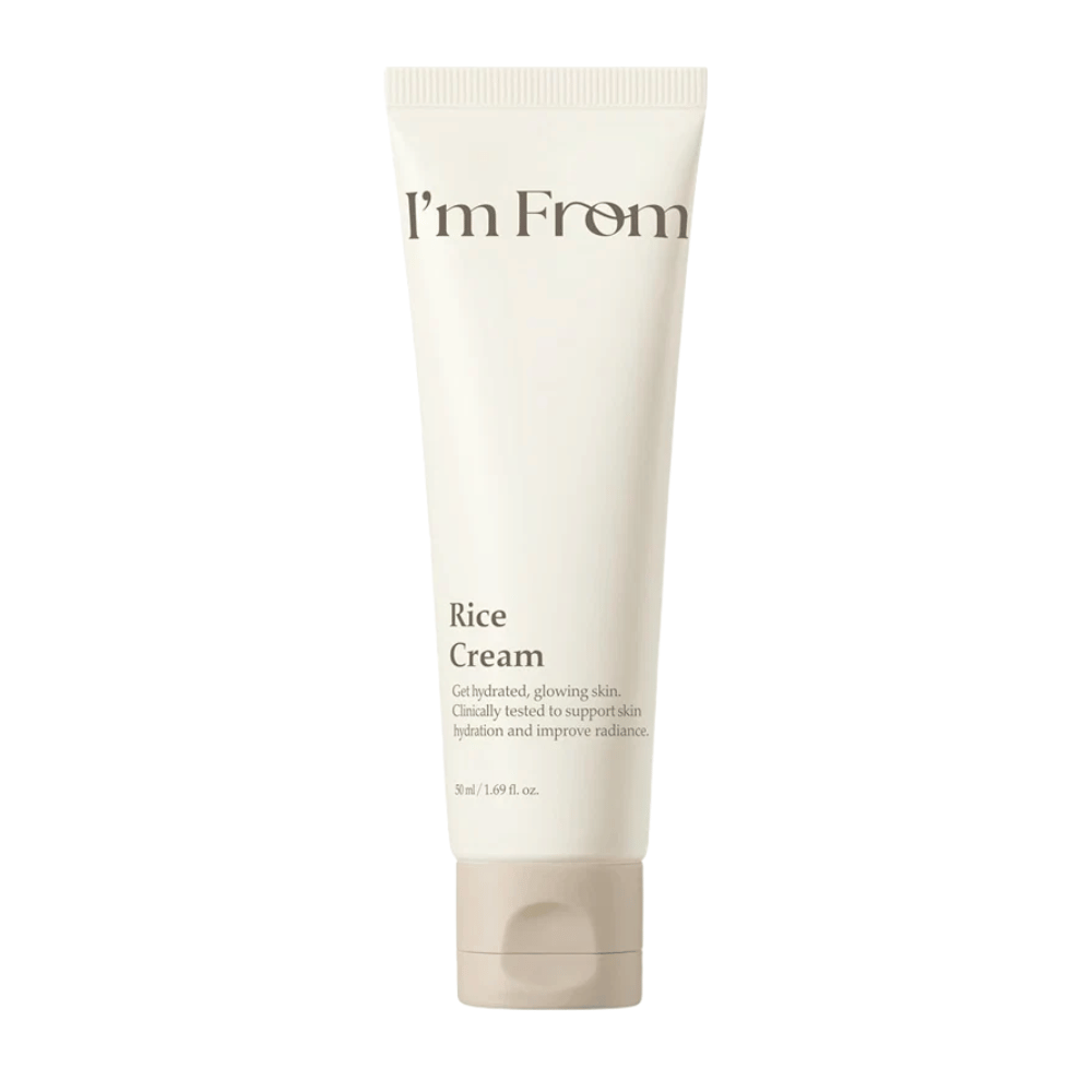 I'm From Rice Cream 50 ml de crème visage hydratant à l’extrait de riz pour de l’éclat et une barrière cutanée renforcée