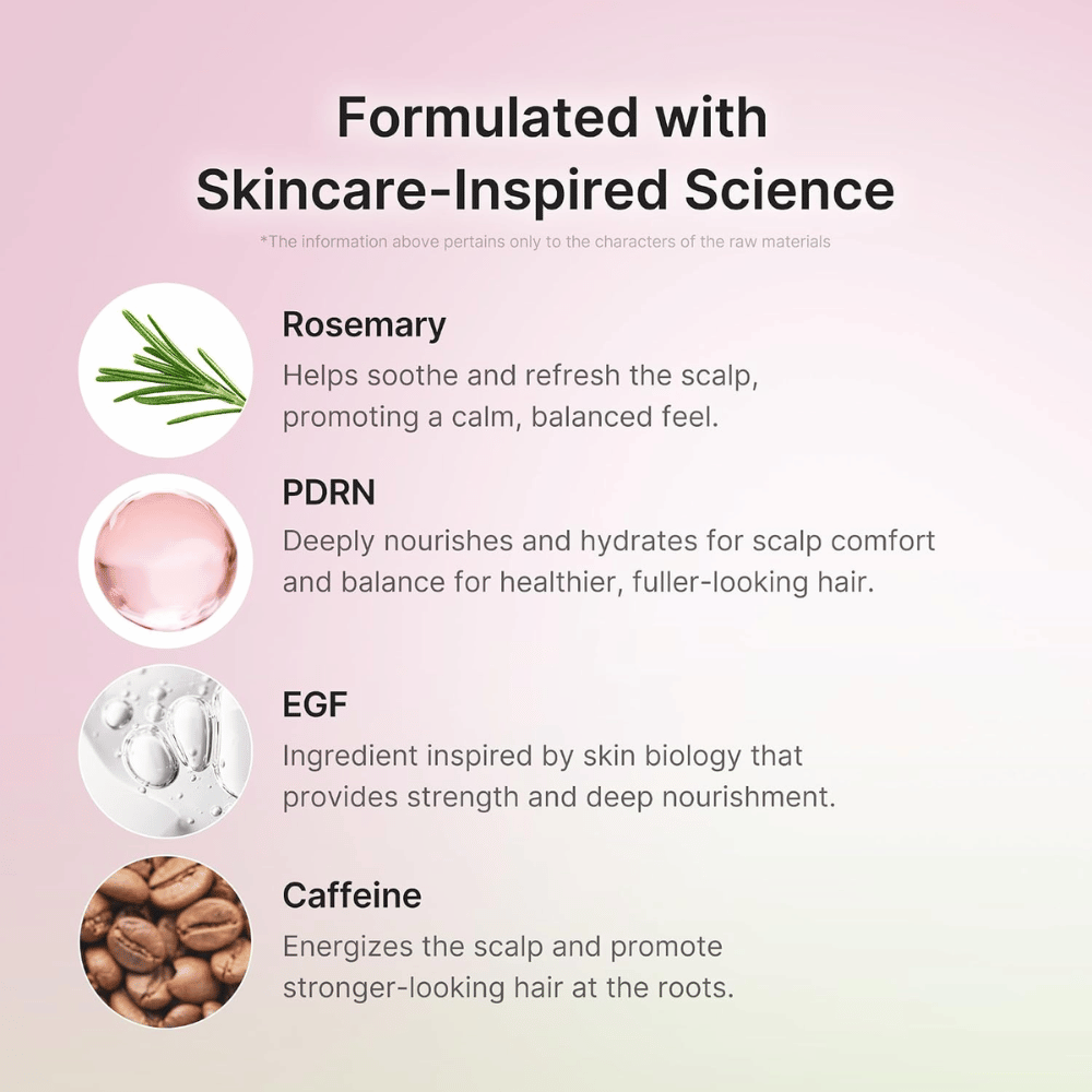 Medicube Rosemary PDRN Scalp Serum – romarin, PDRN, EGF et caféine pour le soin du cuir chevelu