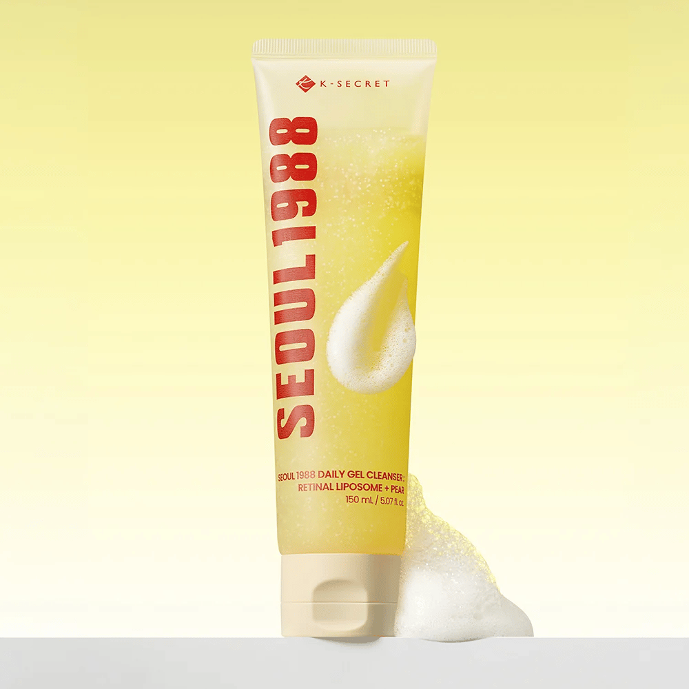 K-SECRET SEOUL 1988 Daily Gel Cleanser – nettoyant visage moussant au rétinal et à la poire