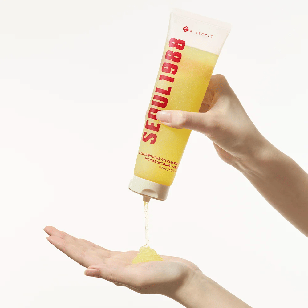K-SECRET SEOUL 1988 Daily Gel Cleanser – gel nettoyant avec liposome de rétinal et extrait de poire