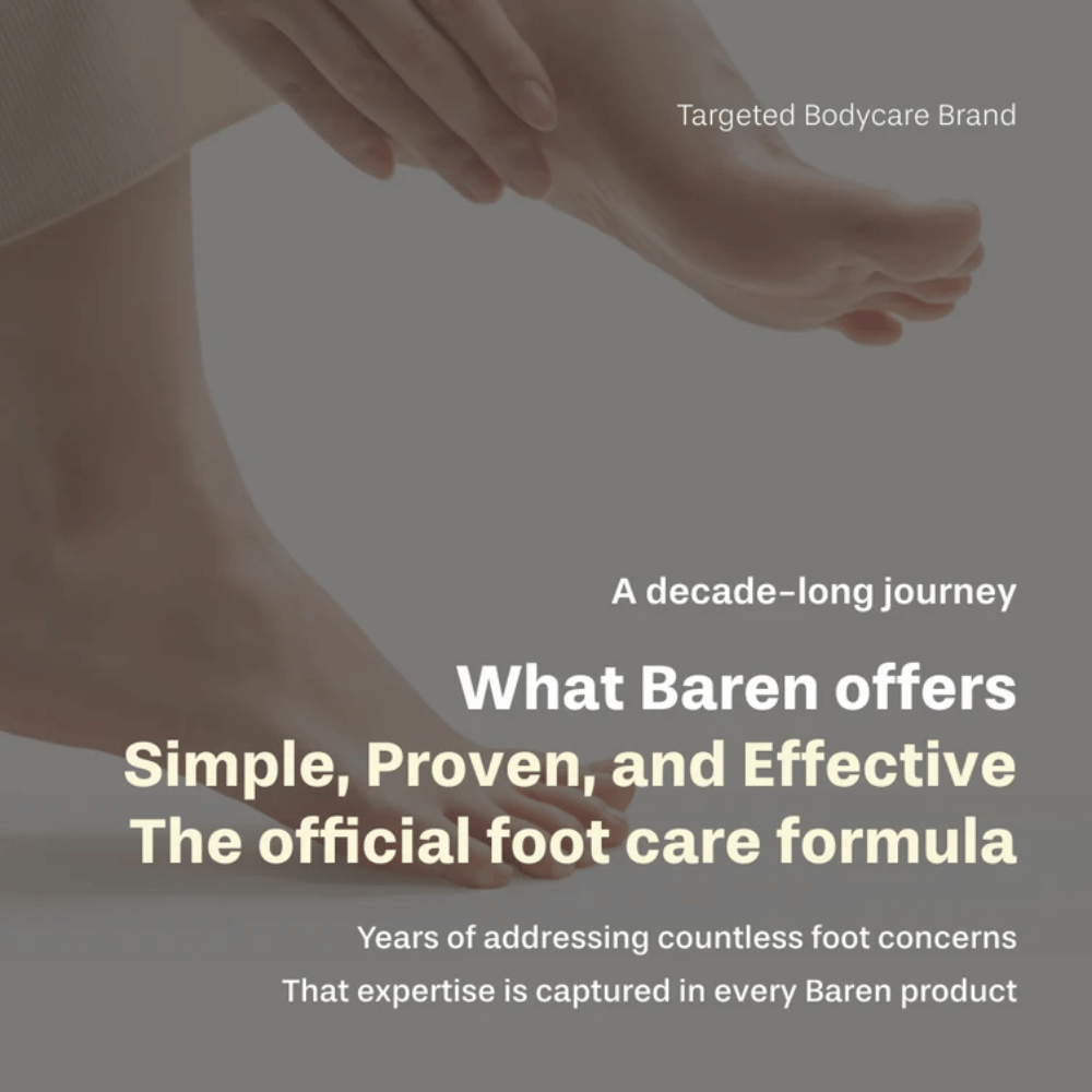BAREN – marque coréenne axée sur des soins des pieds simples et efficaces