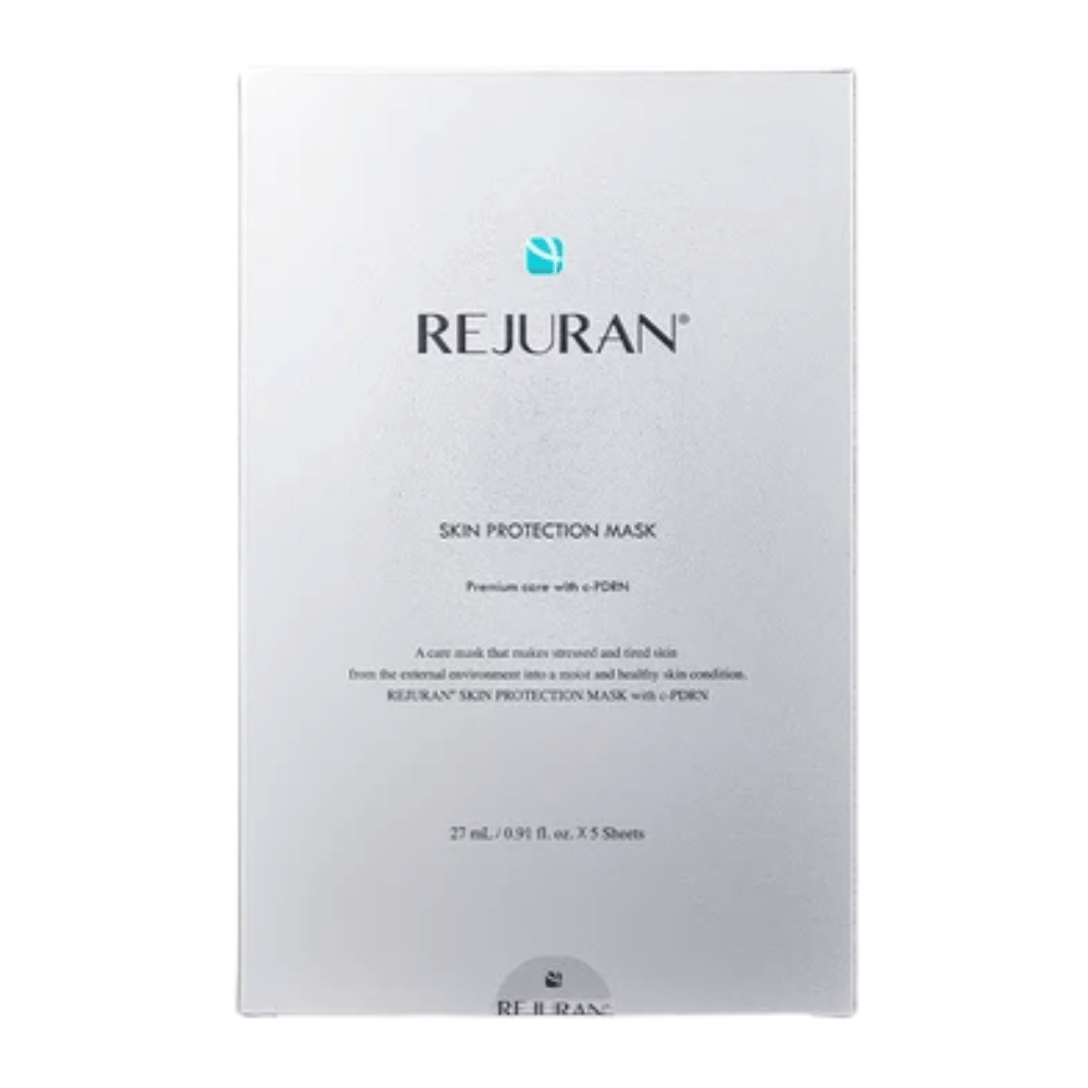 REJURAN Skin Protection Mask Set – emballage de 5 masques en tissu coréens avec c-PDRN.