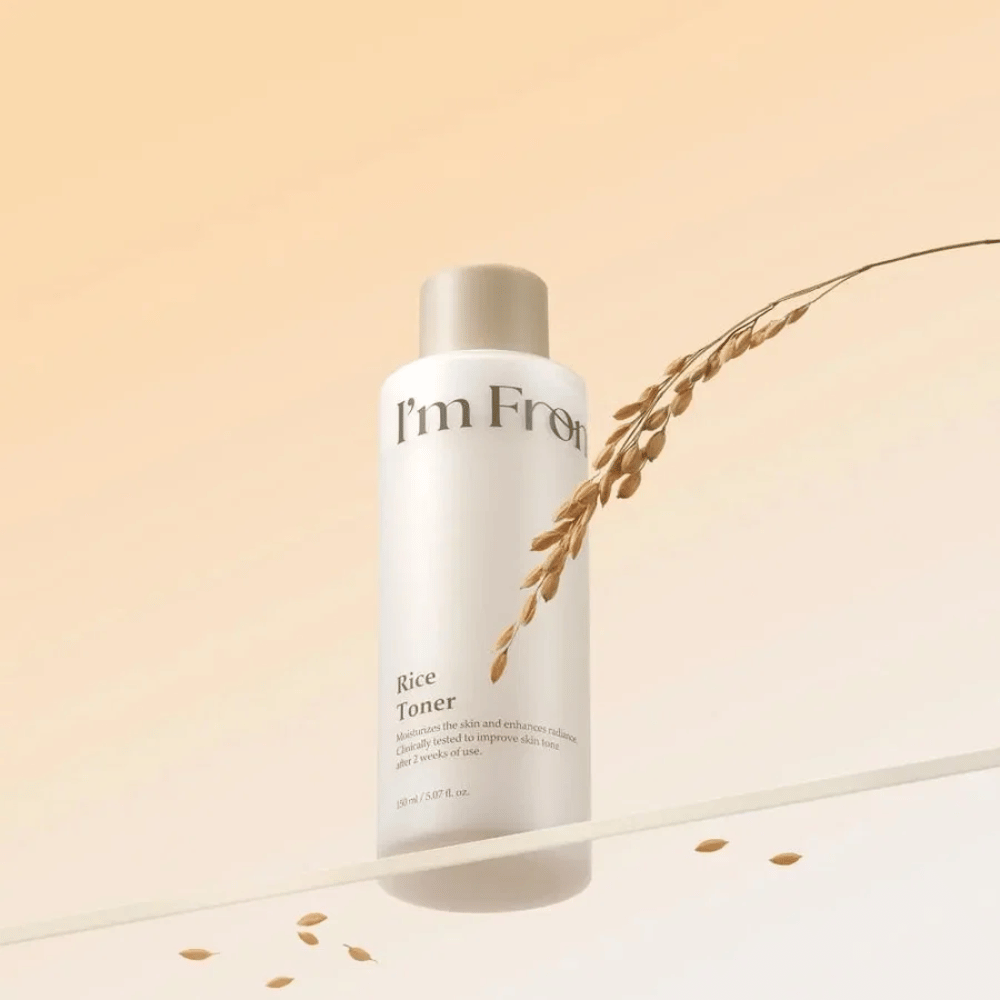 I'm From Rice Toner à l’extrait de riz qui hydrate, adoucit et donne à la peau un éclat frais