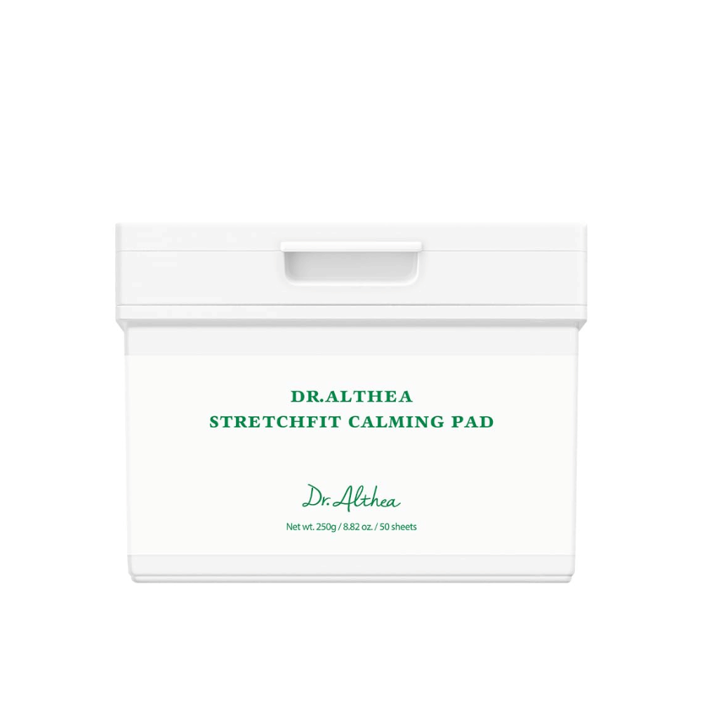 Image – photo produit (Google Images important)
Dr. Althea Stretchfit Calming Pad pads pour le visage en pot pour des soins apaisants, l’hydratation et un meilleur équilibre de la peau.