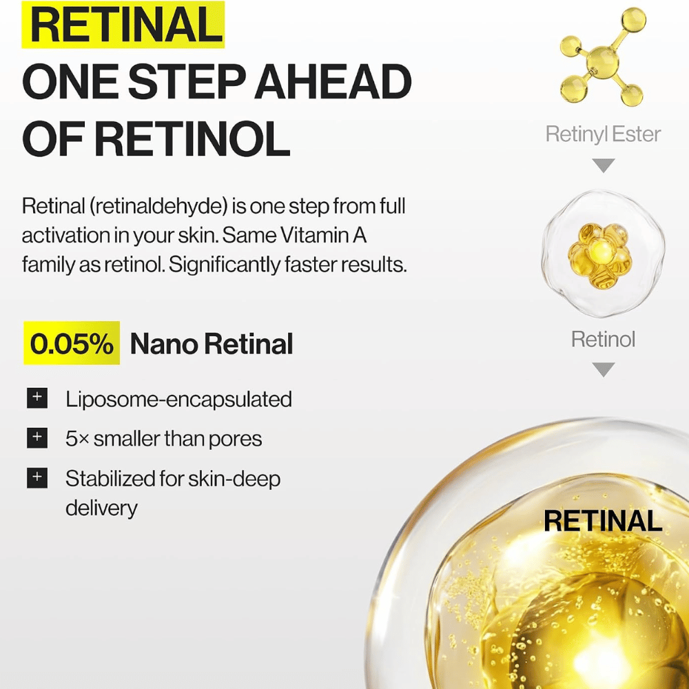 Celimax The Vita-A Retinal Shot Tightening Dual Cream – rétinal 0,05 % dans une formule nano-encapsulée