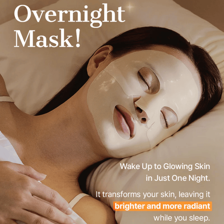 COSRX Alpha-Arbutin Discoloration Care Hydrogel Mask comme masque de nuit – hydrogel éclatant qui hydrate intensément et donne une peau plus claire pendant la nuit.