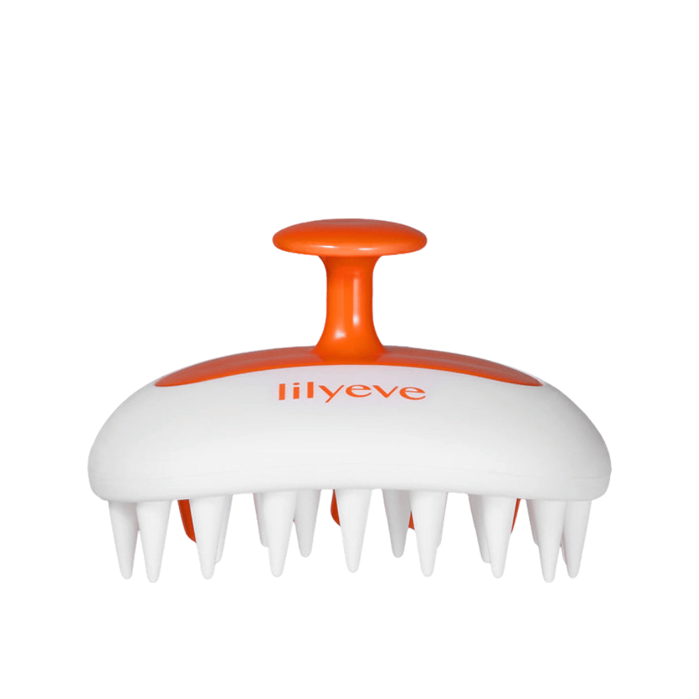 LILYEVE Two-Way Gua Sha Brush brosse en silicone pour le cuir chevelu pour le nettoyage, le massage et la détente