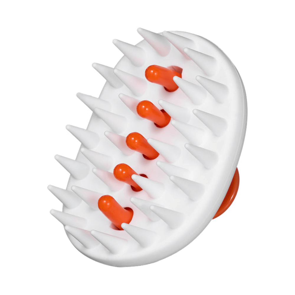 LILYEVE Two-Way Gua Sha Brush avec des picots souples en silicone pour le massage et le nettoyage du cuir chevelu