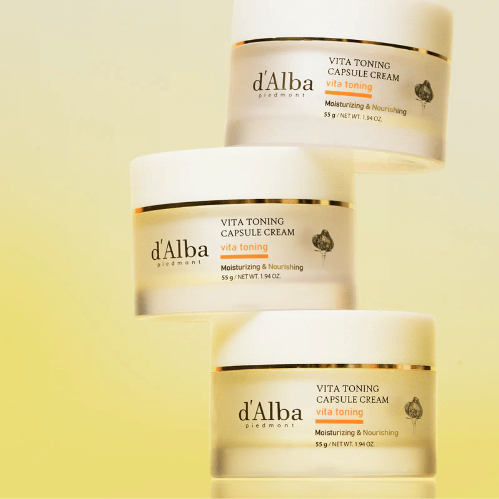 Image produit d’Alba Vita Toning Capsule Cream – coréenne crème visage avec des capsules de vitamines qui aident à améliorer l'éclat et l'élasticité de la peau.