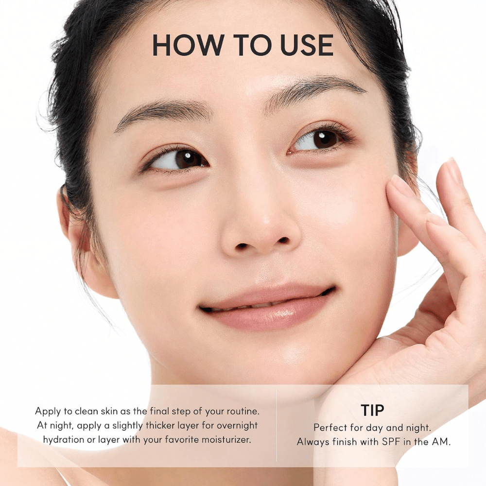 Arencia Vitamin C Glow Booster Gel Cream – application du gel-crème hydratant pour le jour et la nuit