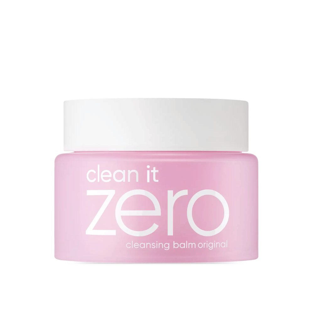 Un pot Clean It Zero Cleansing Balm Original 100ml sur fond blanc, qui promeut le baume nettoyant original pour le soin de la peau de BANILA CO.