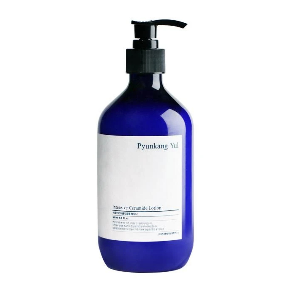 Une bouteille Pyunkang Yul Intensive Ceramide Lotion 500ml.